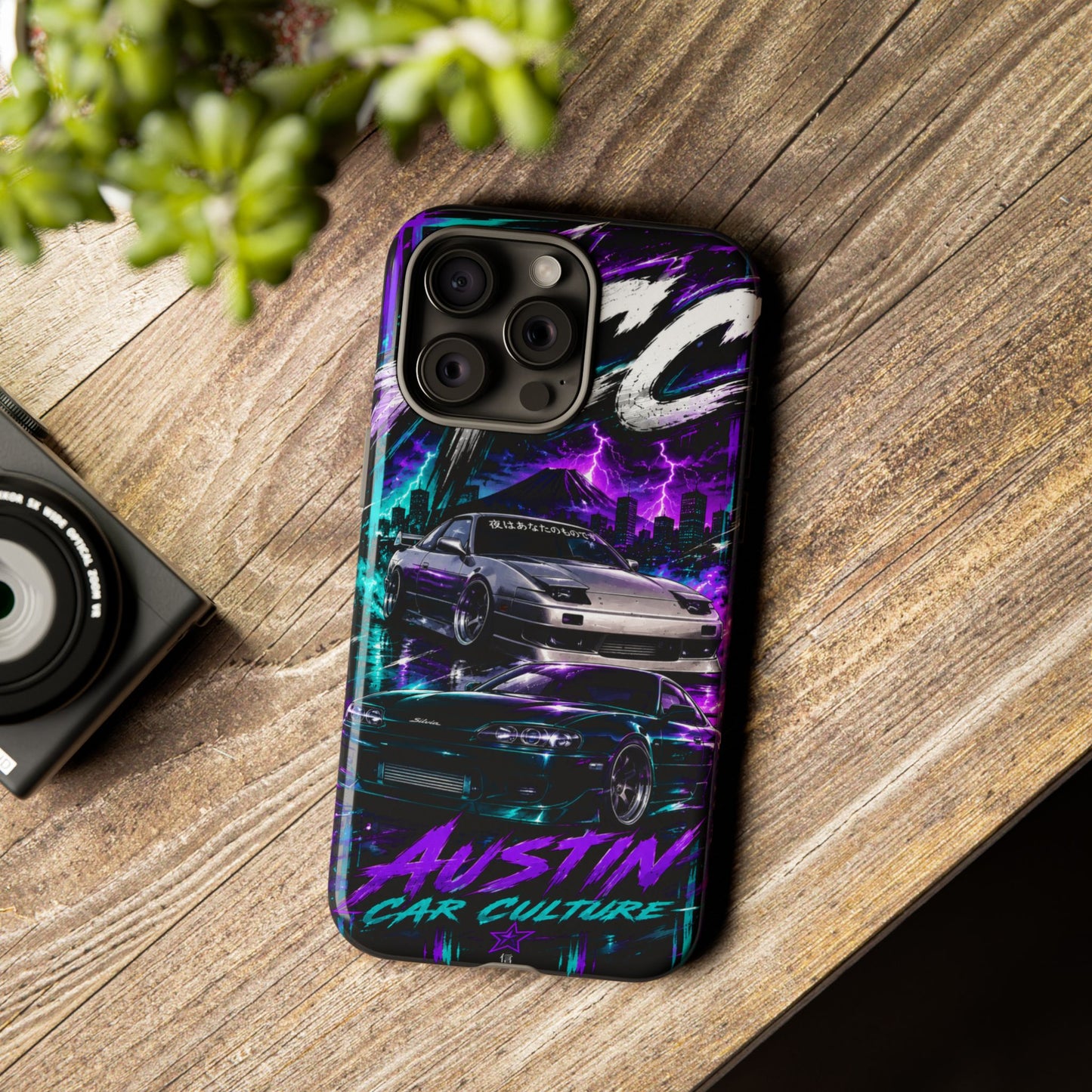 Austin Car Culture Phone Case — Retro Street Racing Design
