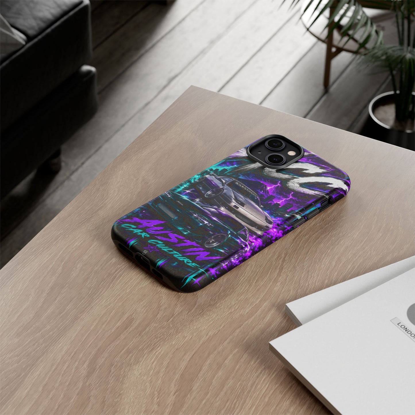 Austin Car Culture Phone Case — Retro Street Racing Design