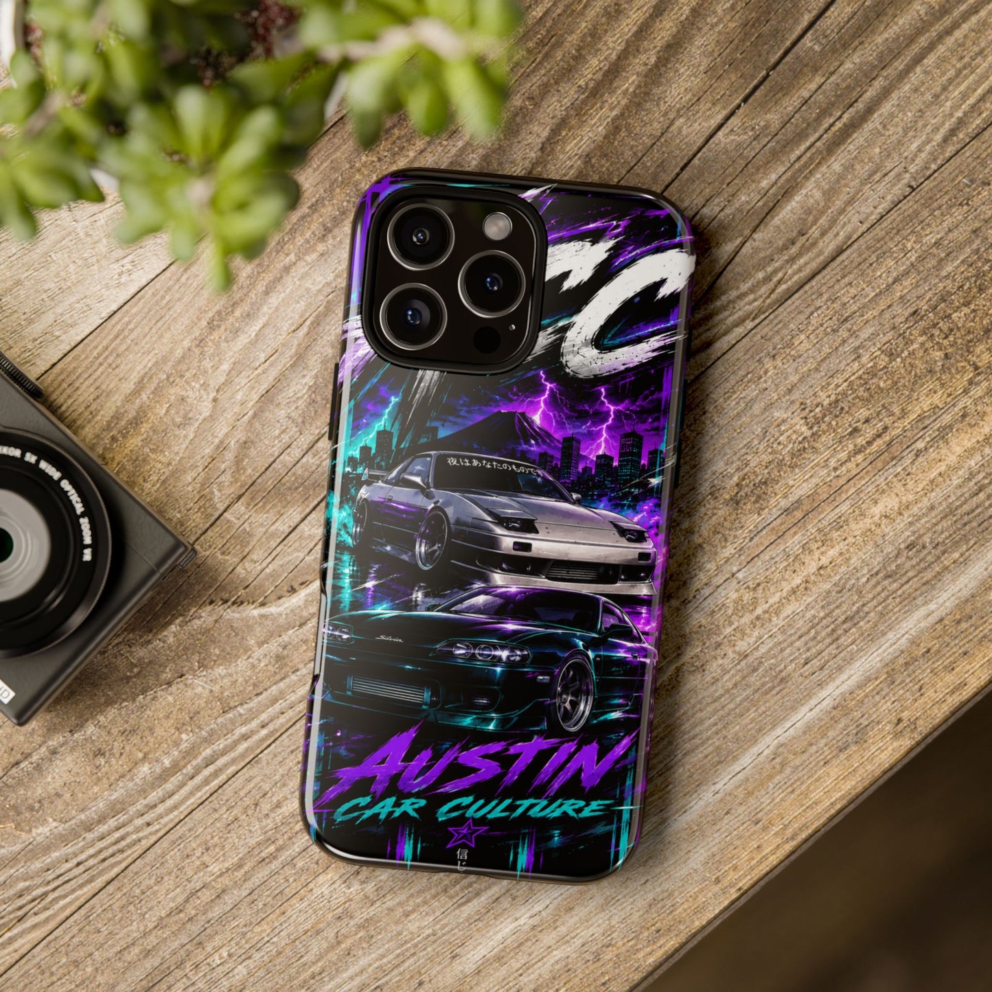 Austin Car Culture Phone Case — Retro Street Racing Design