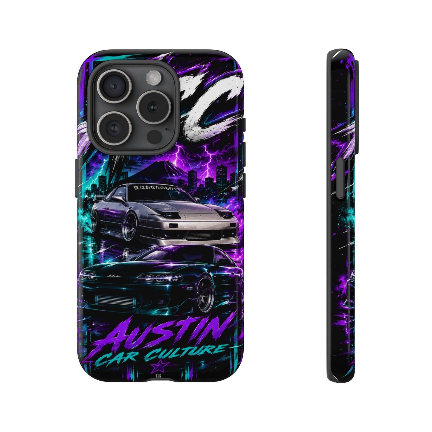 Austin Car Culture Phone Case — Retro Street Racing Design