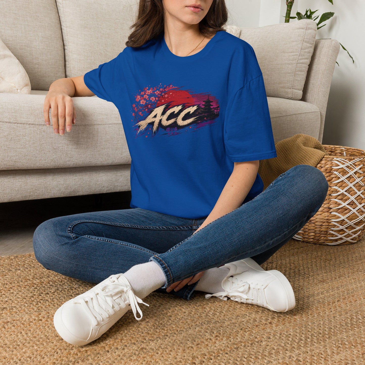 ACC Brushstroke Logo T‑Shirt — Retro Grunge Graphic Tee