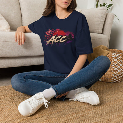 ACC Brushstroke Logo T‑Shirt — Retro Grunge Graphic Tee