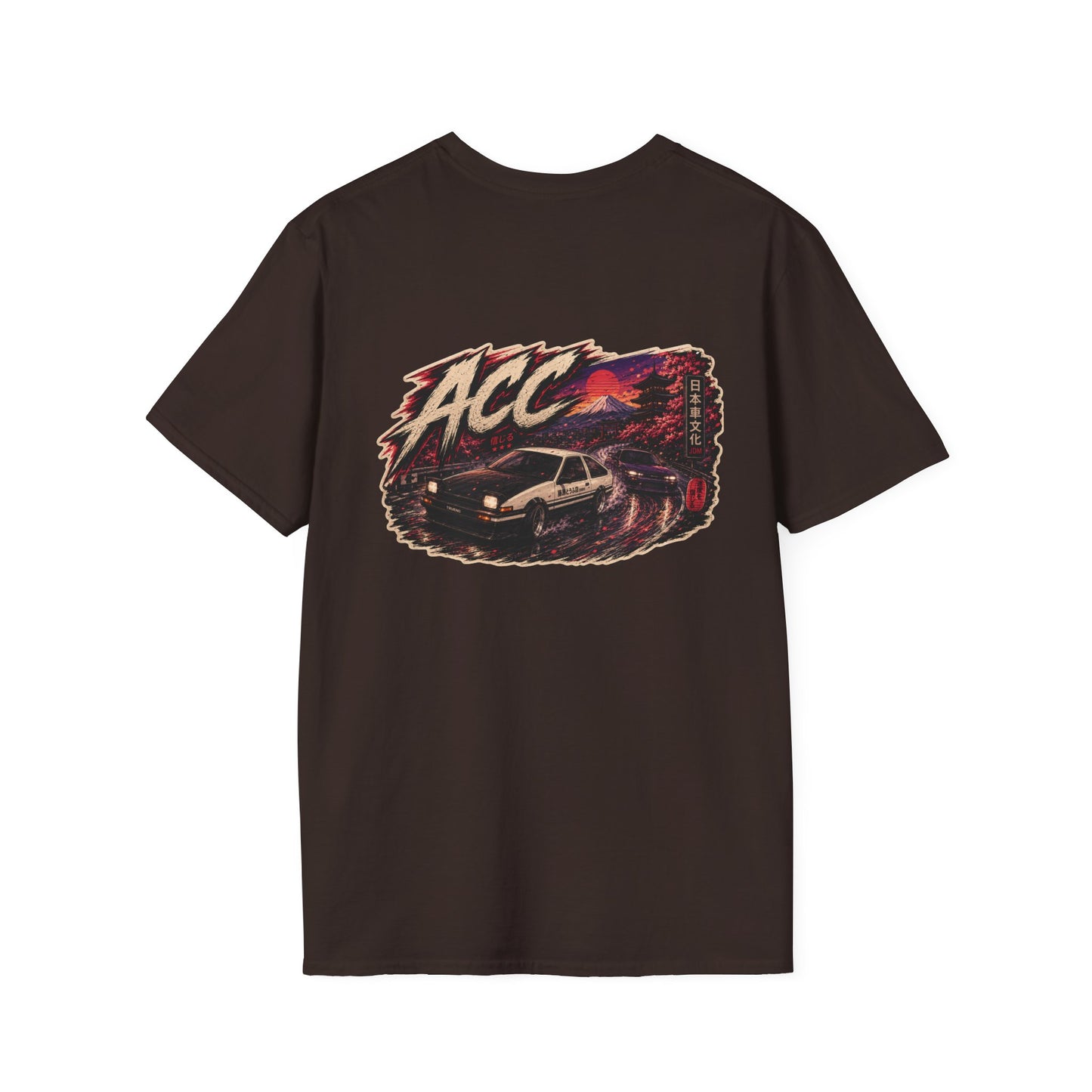 ACC Brushstroke Logo T‑Shirt — Retro Grunge Graphic Tee