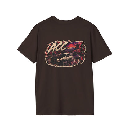 ACC Brushstroke Logo T‑Shirt — Retro Grunge Graphic Tee