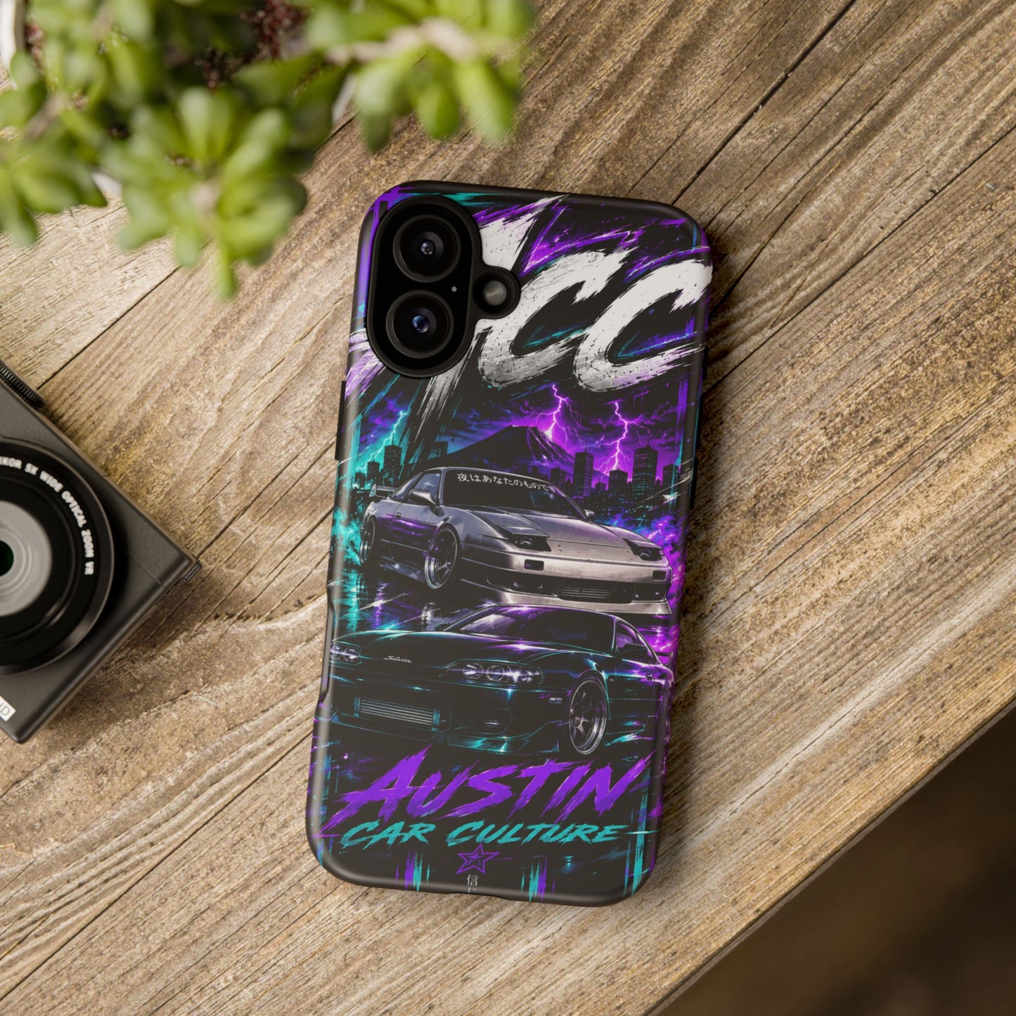 Austin Car Culture Phone Case — Retro Street Racing Design