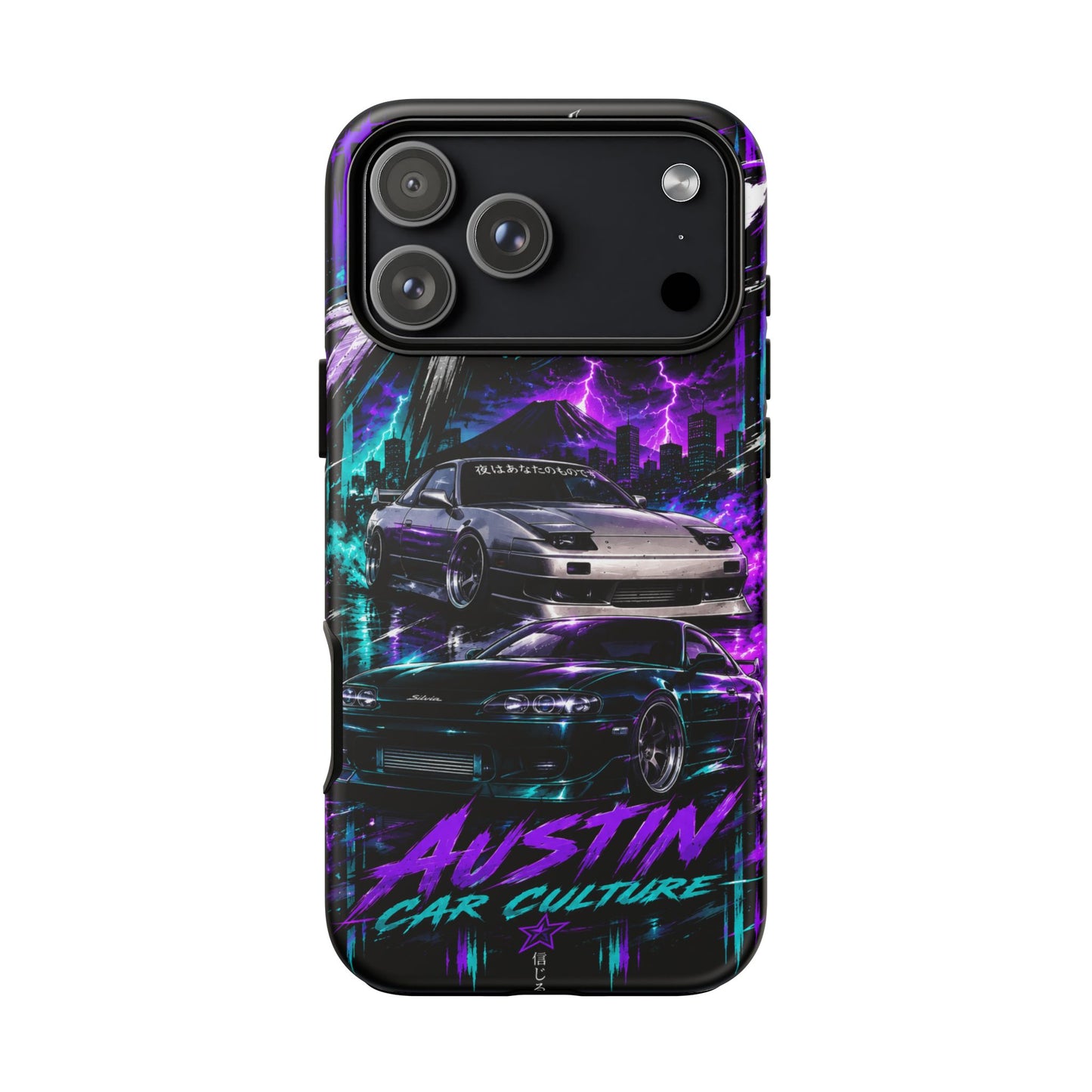 Austin Car Culture Phone Case — Retro Street Racing Design