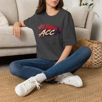 ACC Brushstroke Logo T‑Shirt — Retro Grunge Graphic Tee