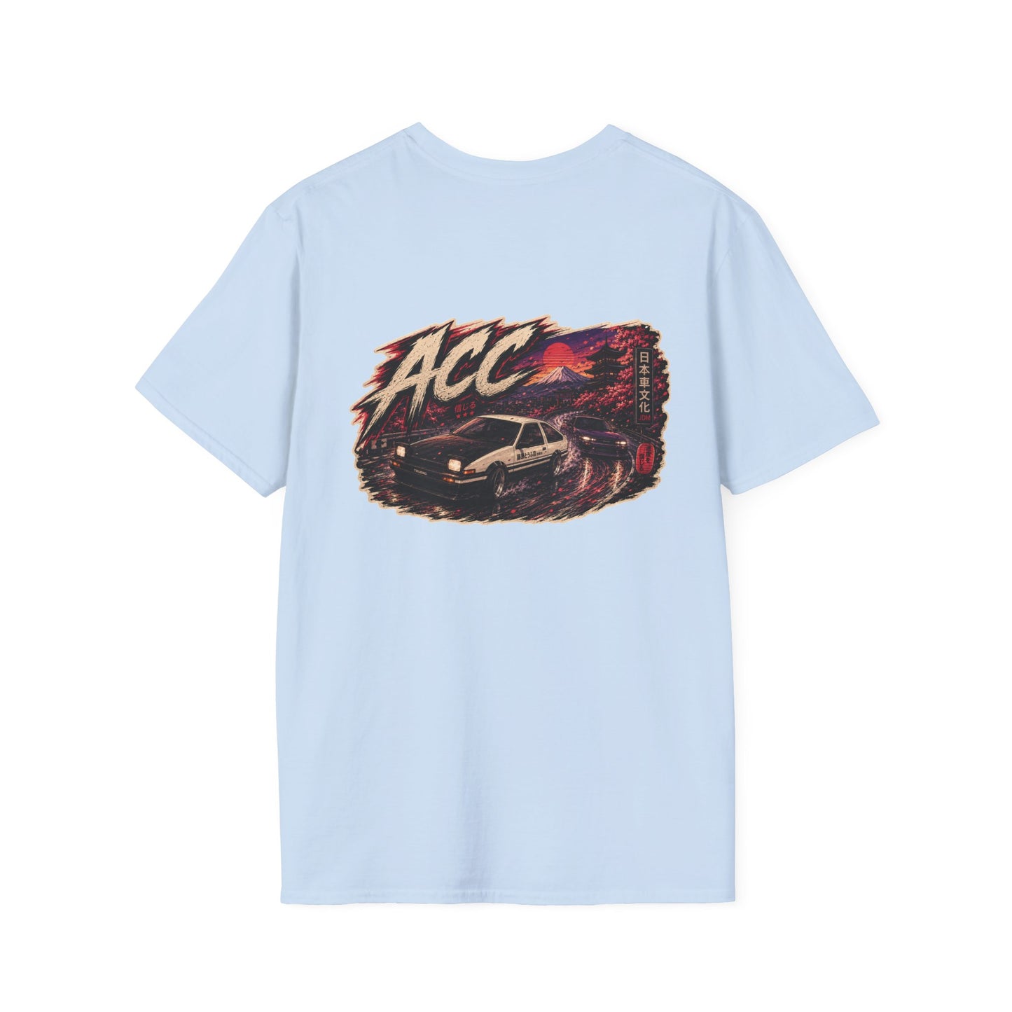 ACC Brushstroke Logo T‑Shirt — Retro Grunge Graphic Tee