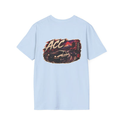 ACC Brushstroke Logo T‑Shirt — Retro Grunge Graphic Tee