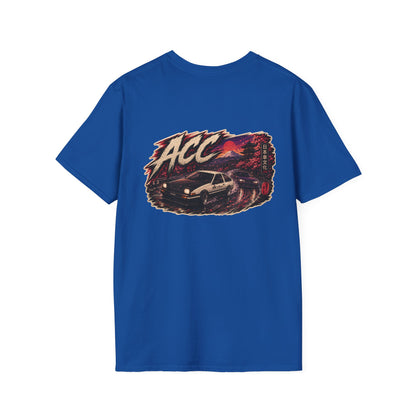 ACC Brushstroke Logo T‑Shirt — Retro Grunge Graphic Tee