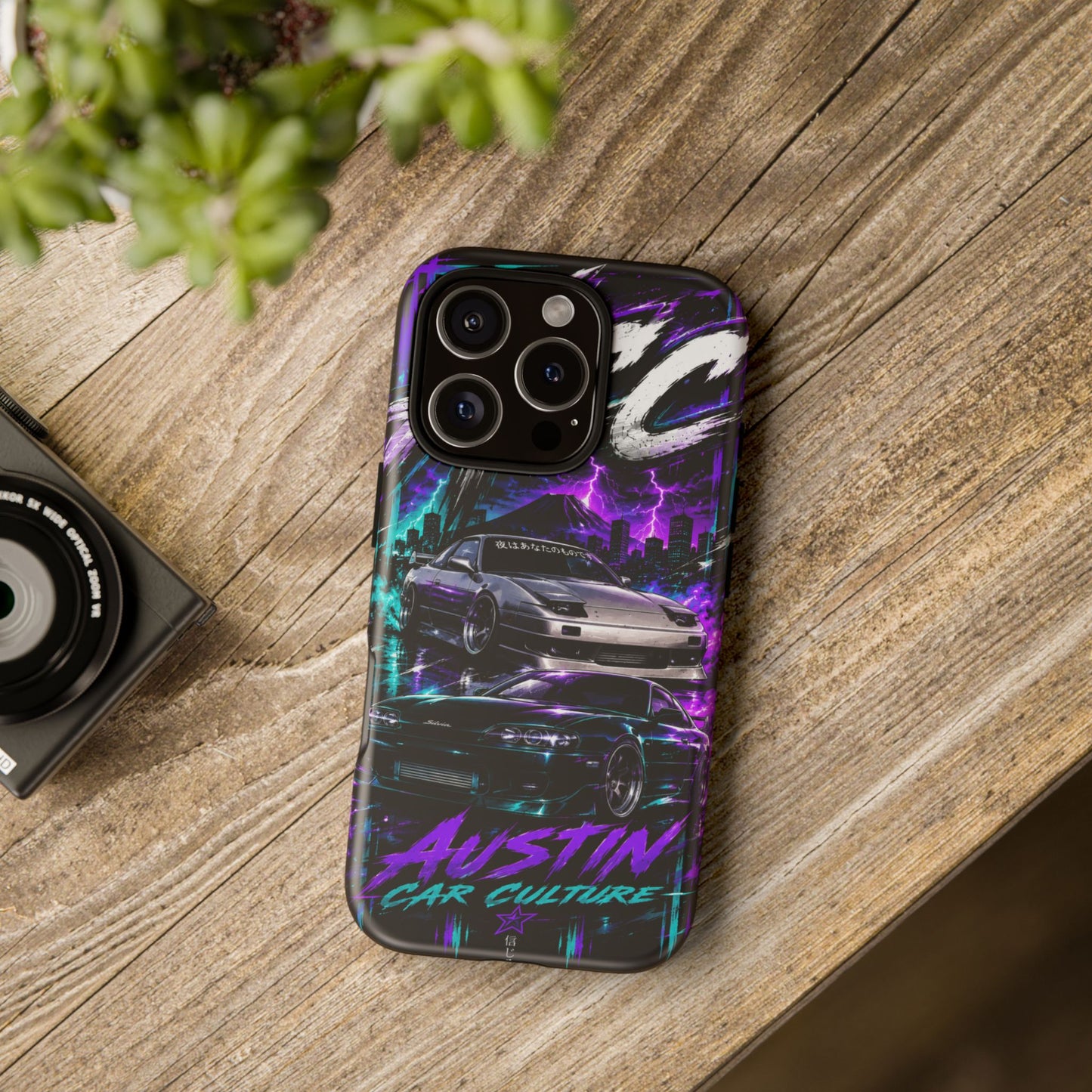 Austin Car Culture Phone Case — Retro Street Racing Design