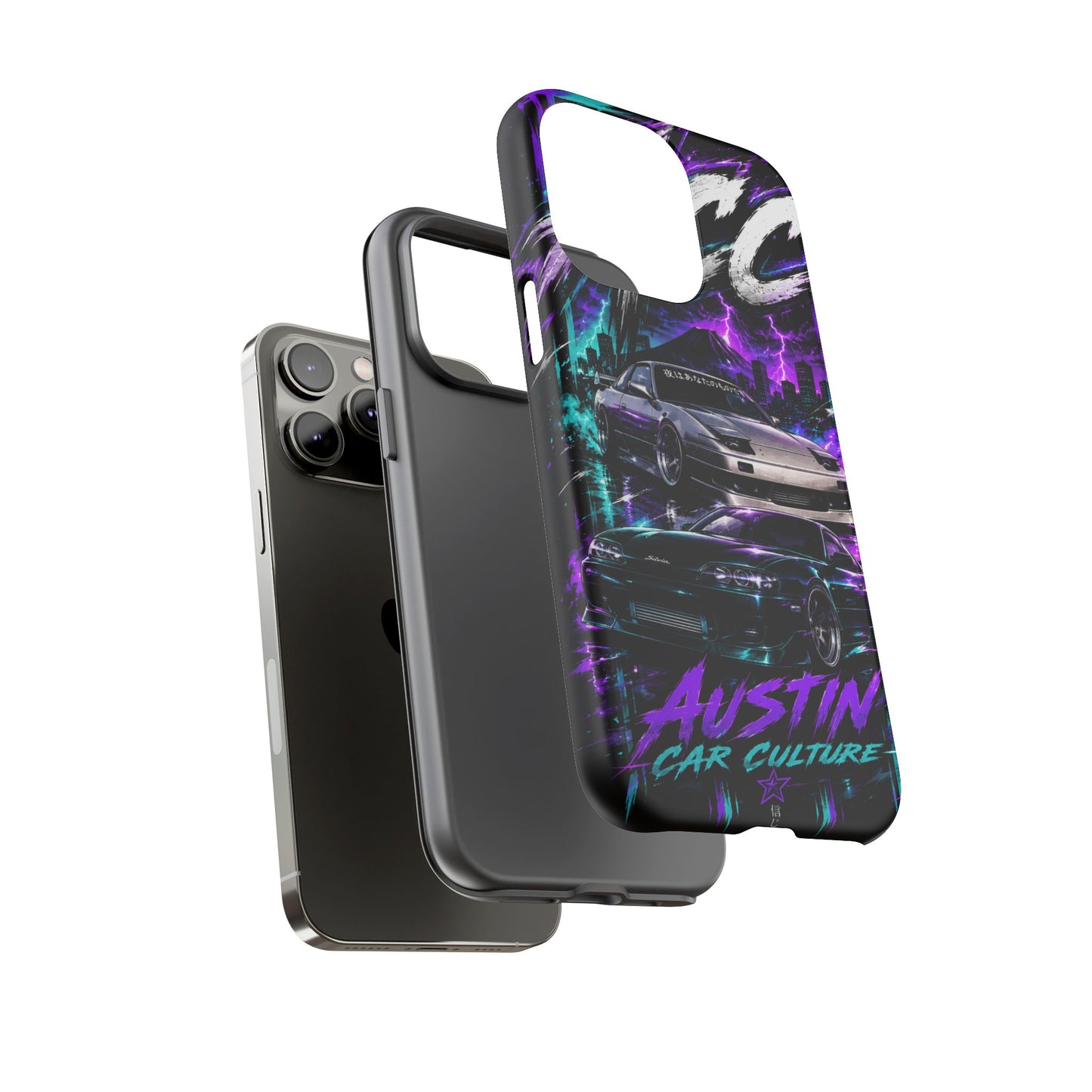 Austin Car Culture Phone Case — Retro Street Racing Design