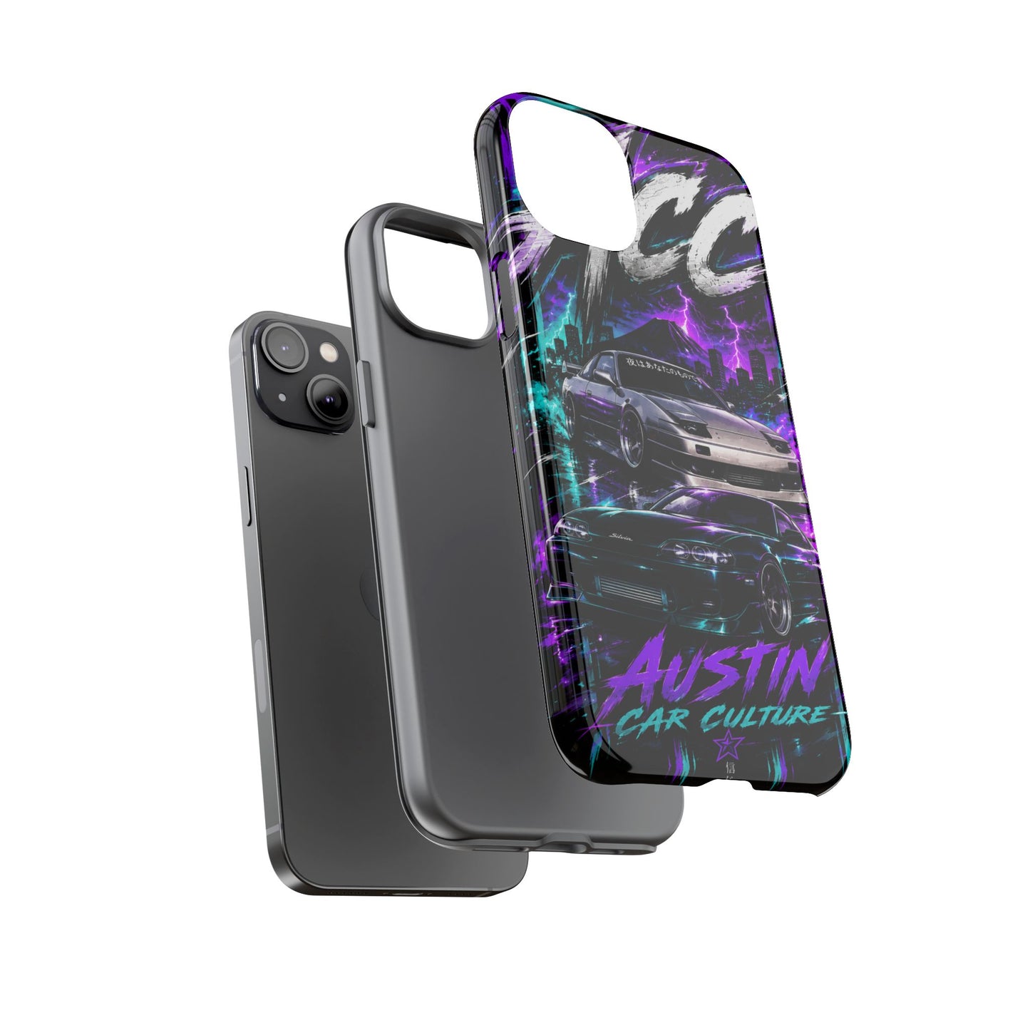 Austin Car Culture Phone Case — Retro Street Racing Design