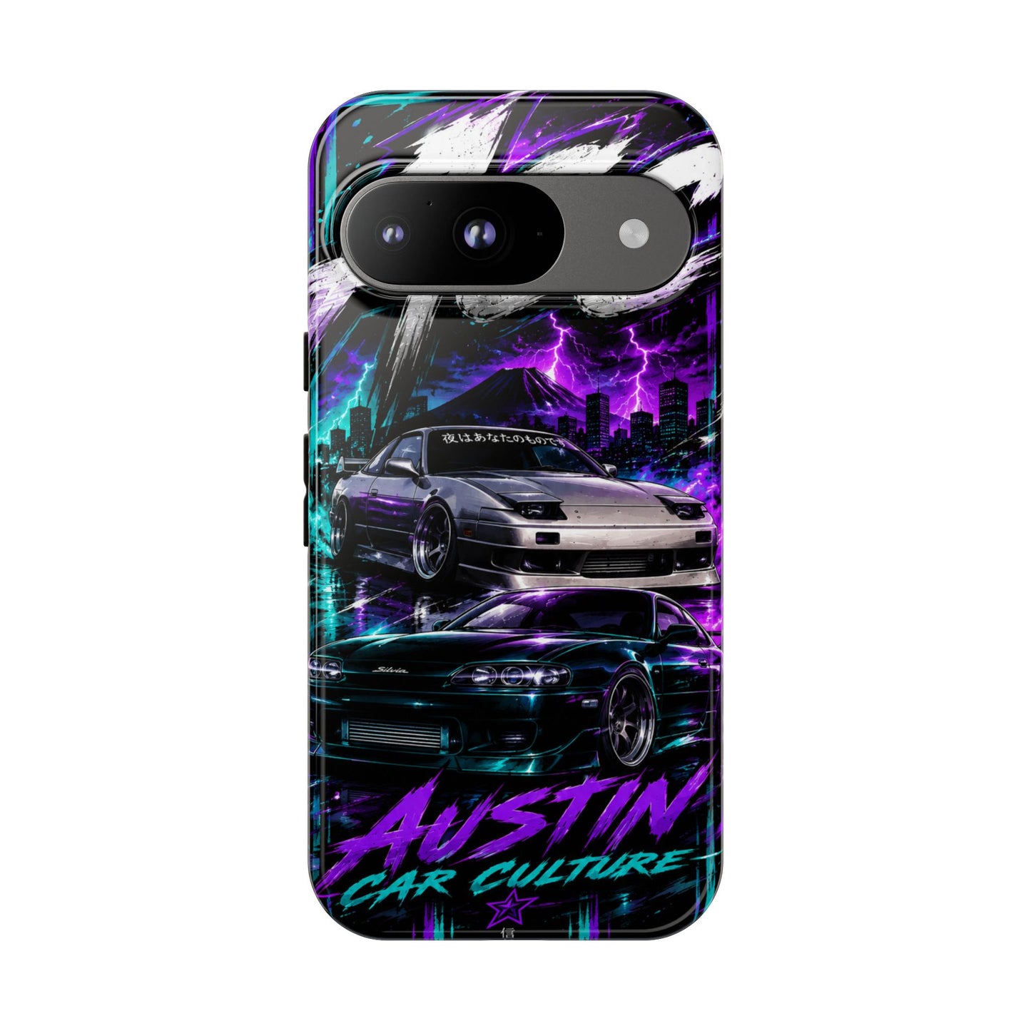 Austin Car Culture Phone Case — Retro Street Racing Design