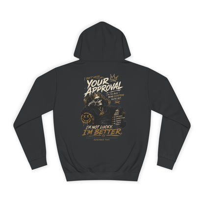 College Hoodie — 'ACC' Vintage Crown Graphic Hooded Sweatshirt