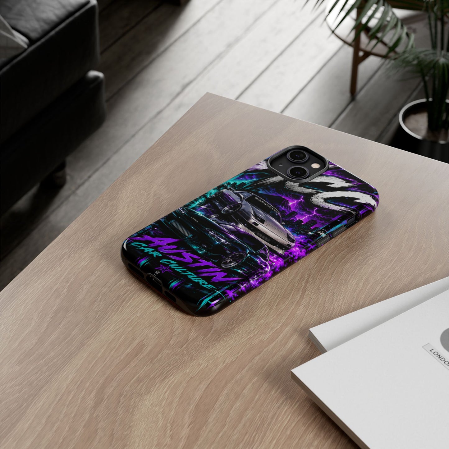 Austin Car Culture Phone Case — Retro Street Racing Design