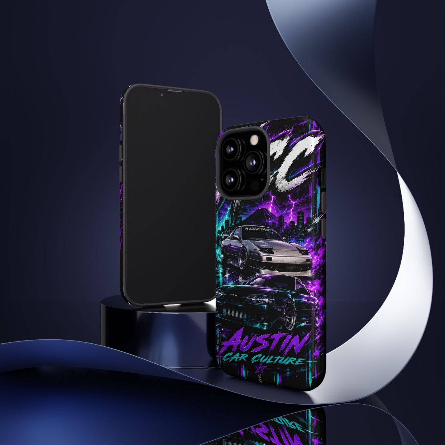 Austin Car Culture Phone Case — Retro Street Racing Design