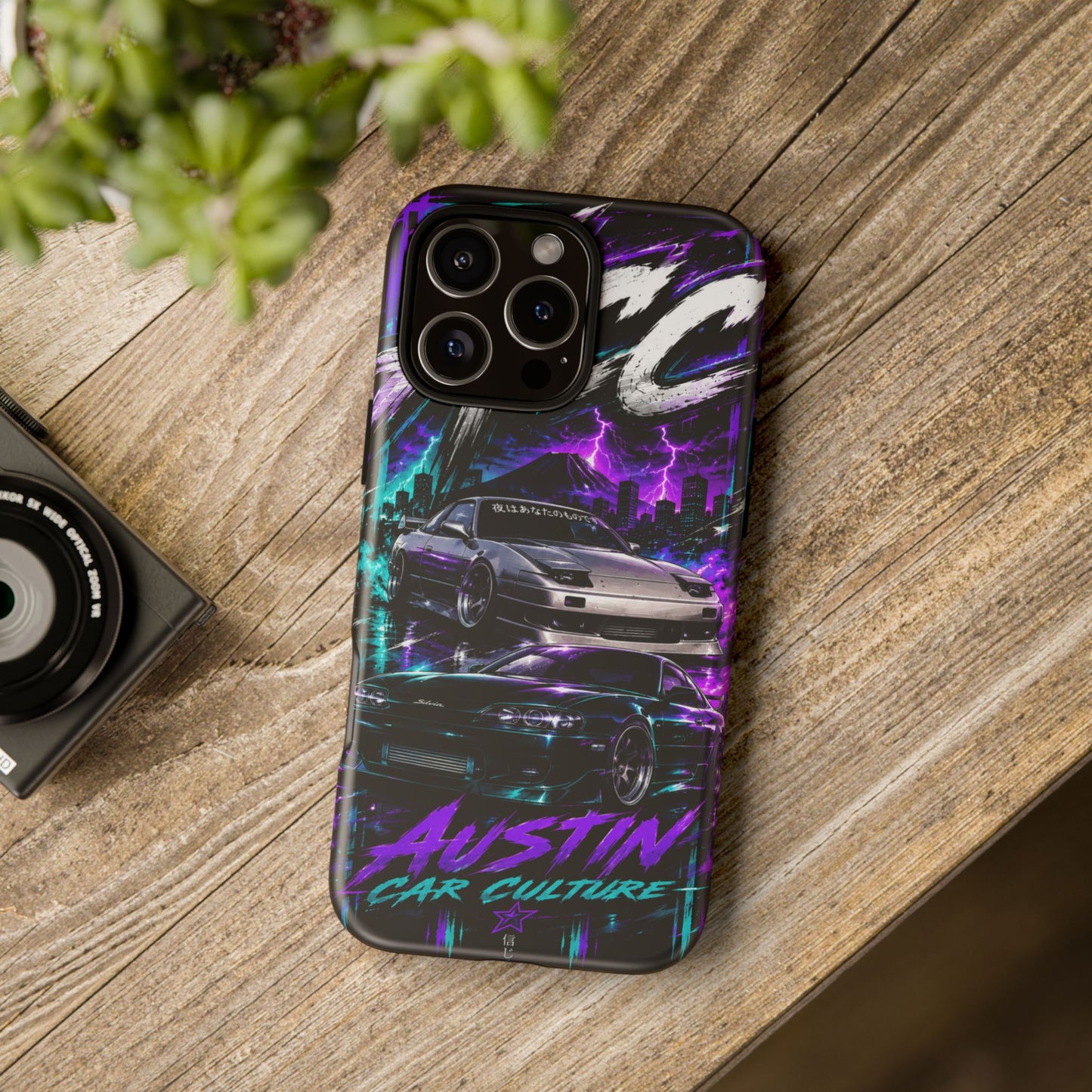 Austin Car Culture Phone Case — Retro Street Racing Design