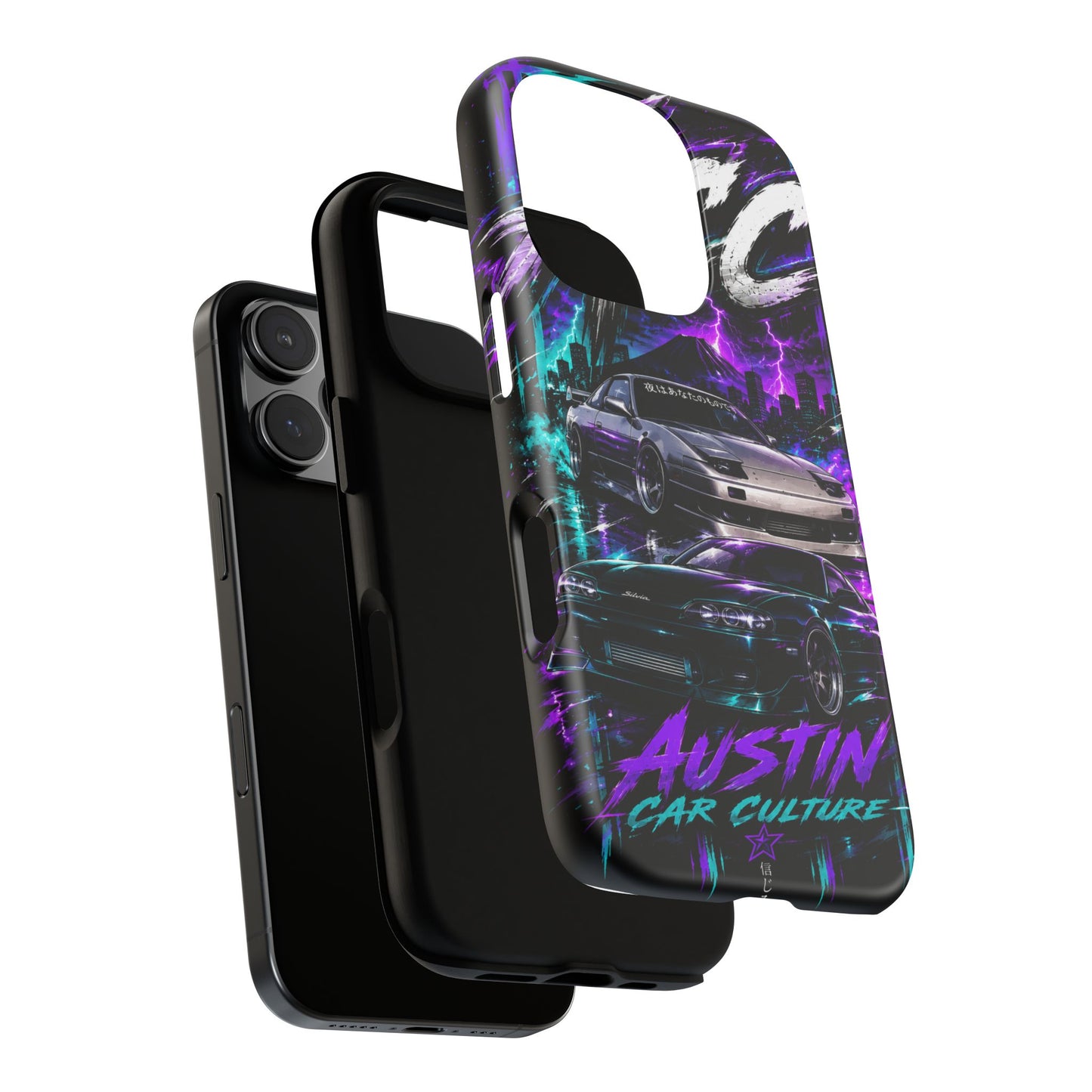 Austin Car Culture Phone Case — Retro Street Racing Design