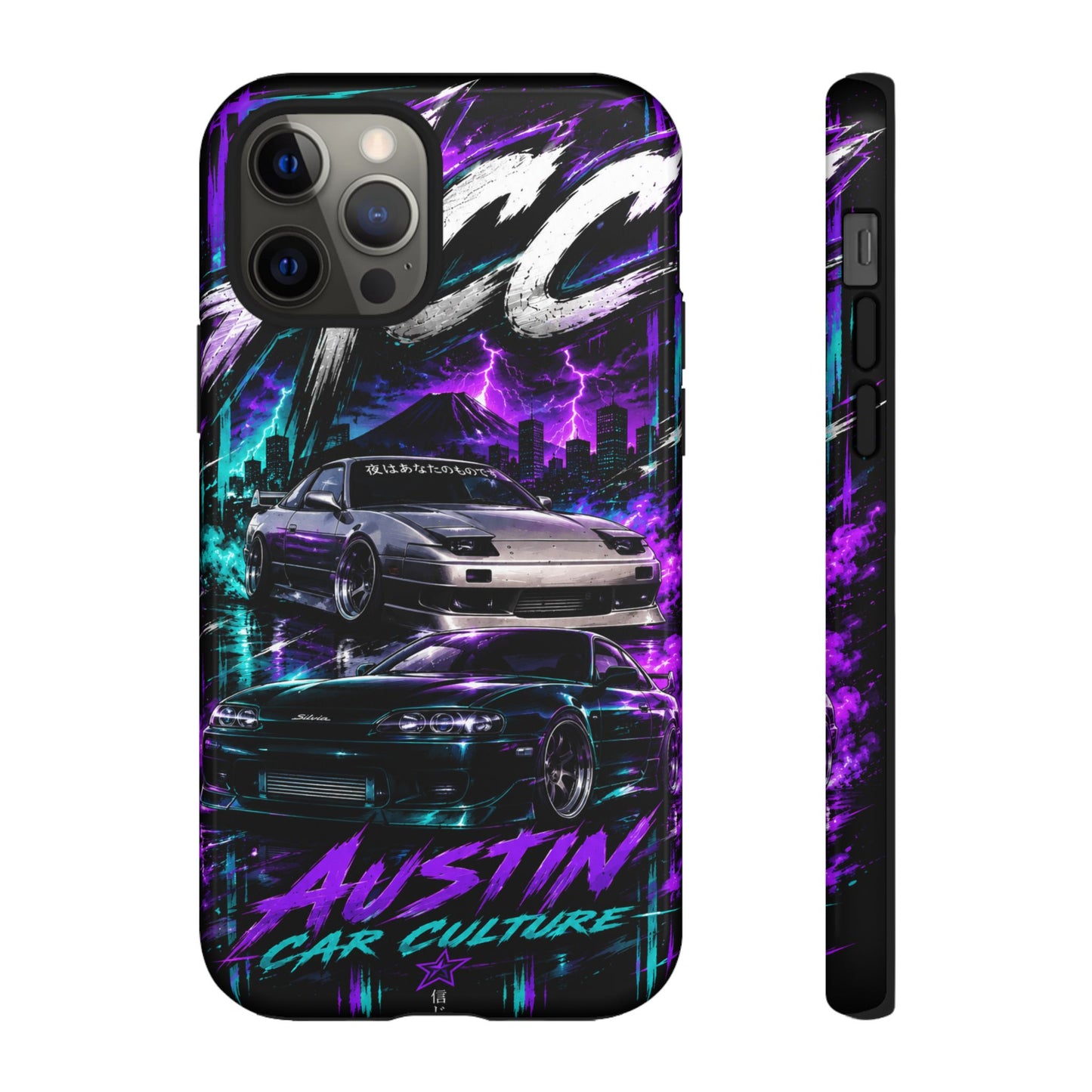 Austin Car Culture Phone Case — Retro Street Racing Design