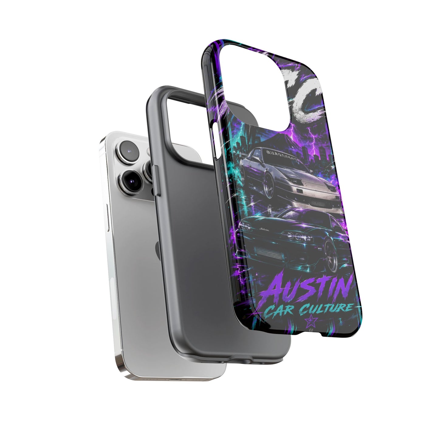 Austin Car Culture Phone Case — Retro Street Racing Design