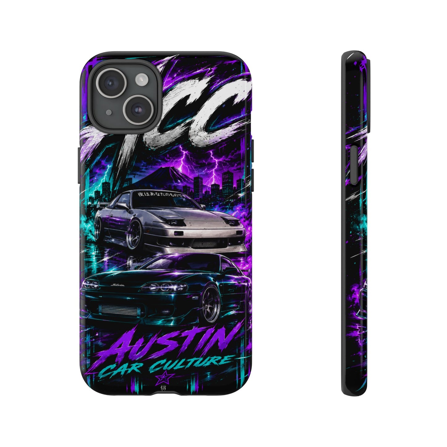 Austin Car Culture Phone Case — Retro Street Racing Design